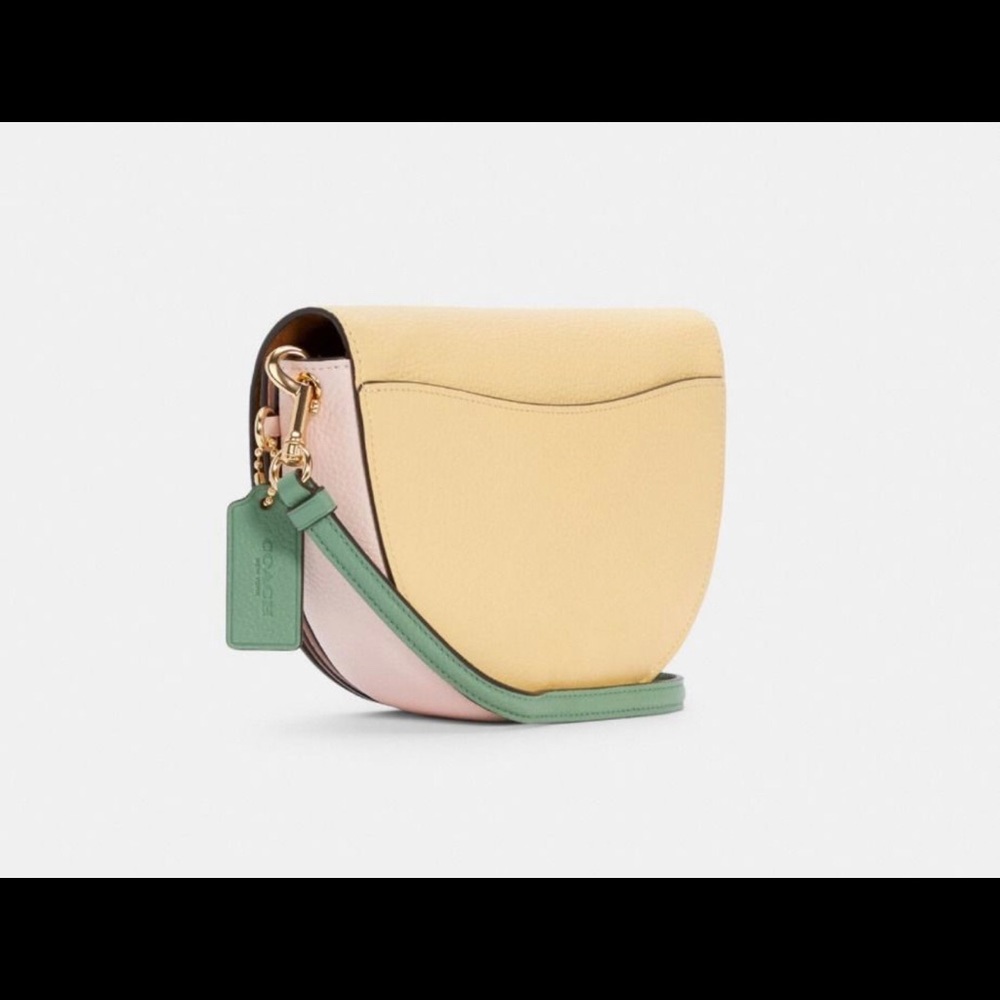 Coach Crossbody In Colorblock Vanilla Cream Multi - Picture 3 of 16